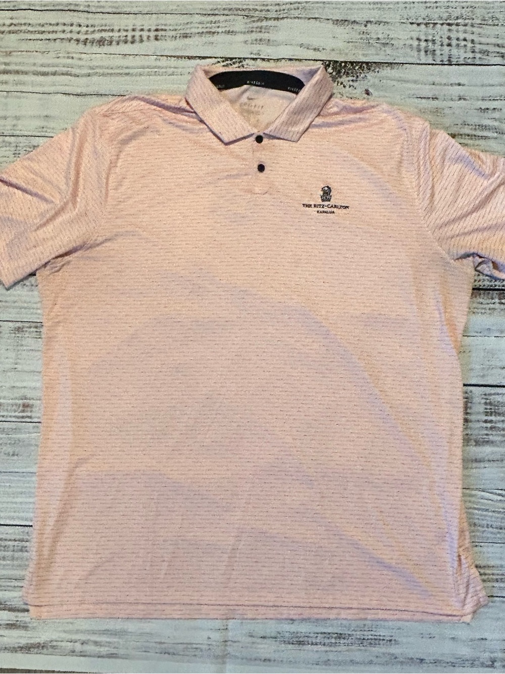 Nike Ritz-Carlton Kapalua Golf Polo Pink Men XL